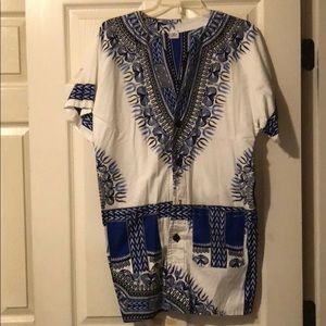 Men’s Custom Buttoned Dashiki